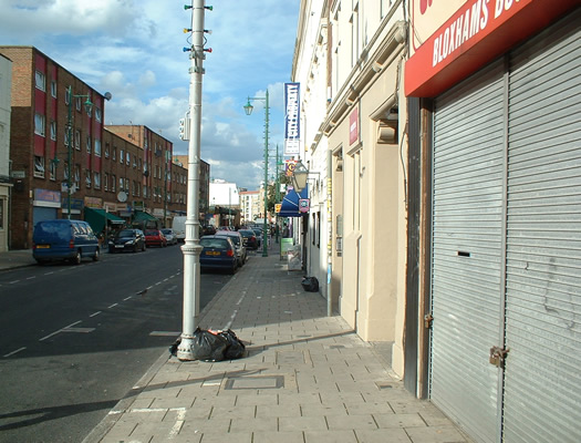 Hoxton street on a sunday September 2006