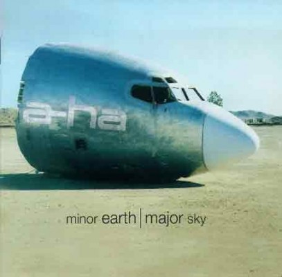 The album cover for minor earth major sky, taken at Mojave Airport, Mojave, California