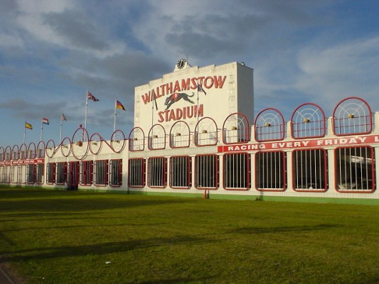 Walthamstow greyhound stadium in East London 14 May 2005