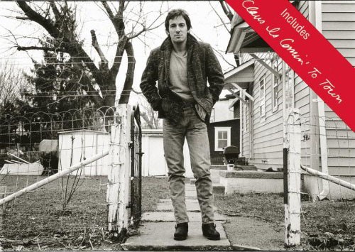 Bruce Springsteen outside the house in Parker Street, cover for My Hometown.