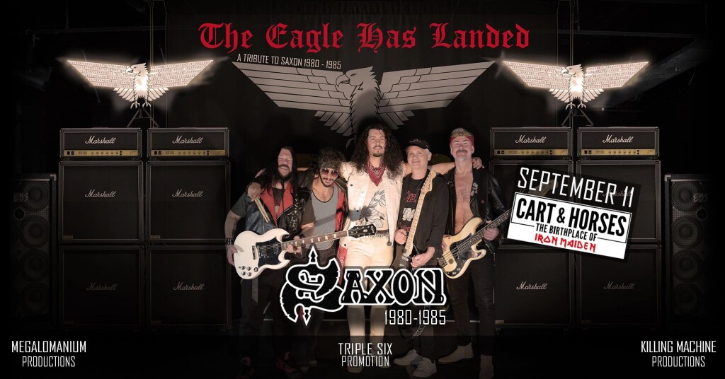 THE EAGLE AS LANDED (Saxon tribute focusing on the classic 1980–1985 Saxon period)