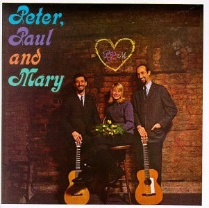 Cover of the album Peter, Paul and Mary, shot at 149 Bleecker street, NY