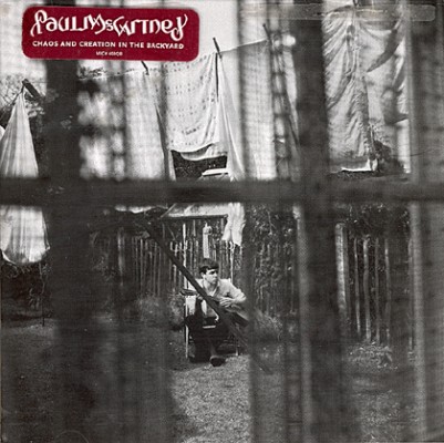 Album cover of Chaos and creation in the backyard by Paul McCartney, taken at 20 Forthlin road