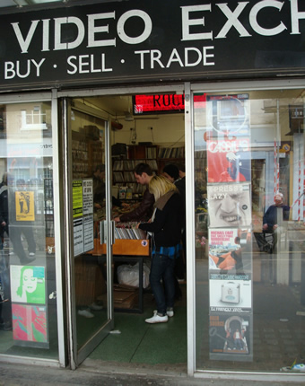 One of few surviving second hand record shops