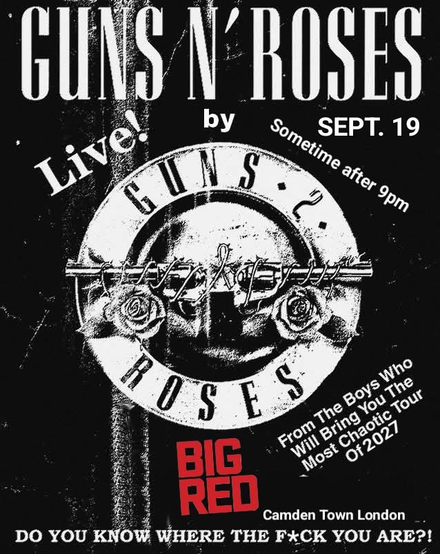 Guns 2 Roses at the Big Red