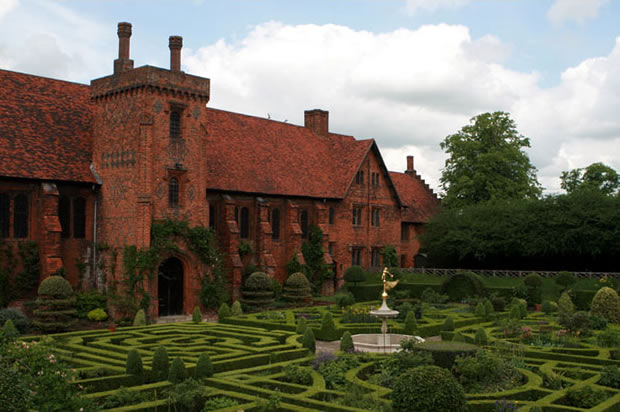 The rear of Hatfield House