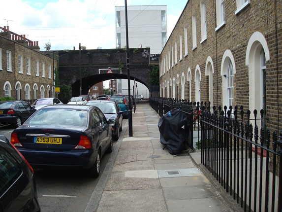 View from slightly further back, June 2008