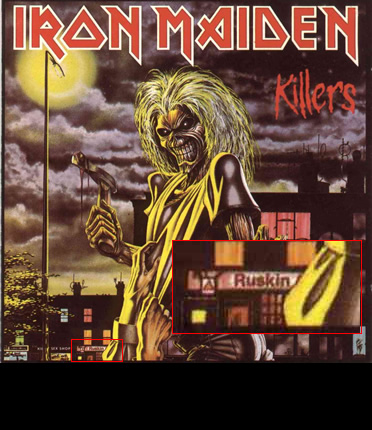 1981 album Killers, bottom left part magnified