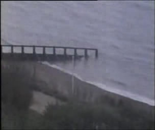One of the ending shots of the video, bank of the Thames