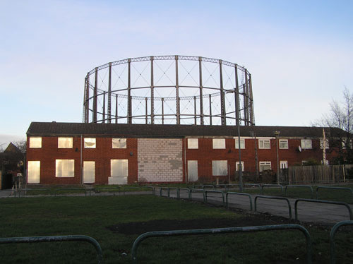 The sealed up building