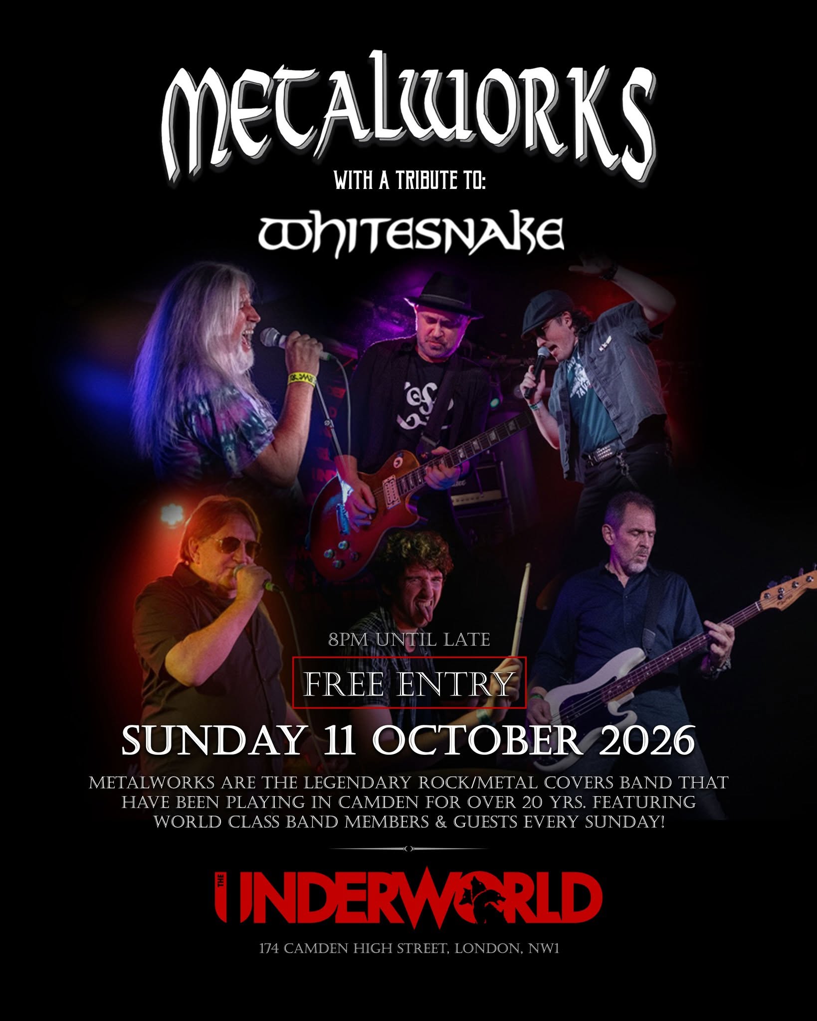 Metalworks presents - a tribute to Whitesnake