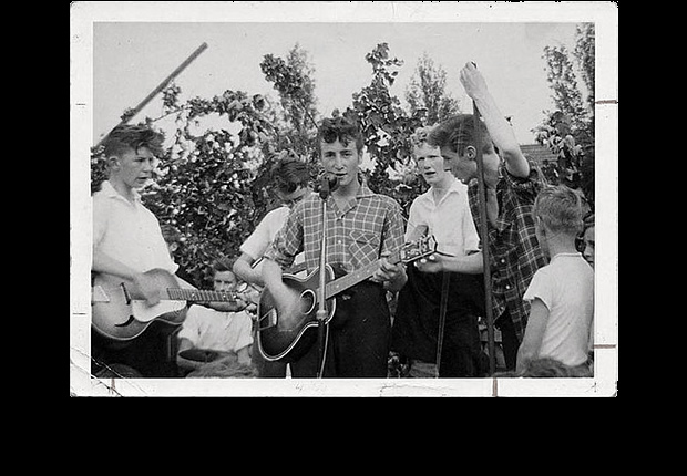The Quarry Men on the 6 July 1957 at St. Peter's Woolton Parish Church in Liverpool (cc) Paul Garland