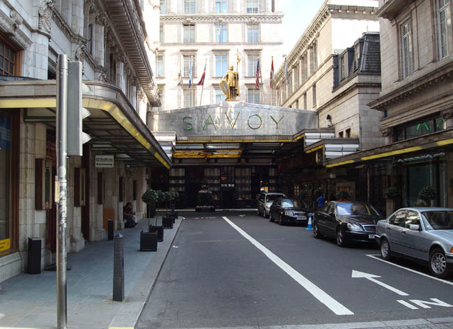 The Savoy Hotel seen from the front in 2007