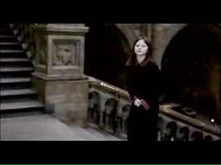 Girl walks staircase in the Central hall