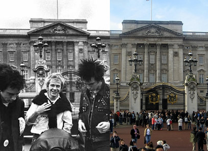 The scene on the 10th of March 1977, and in 2006