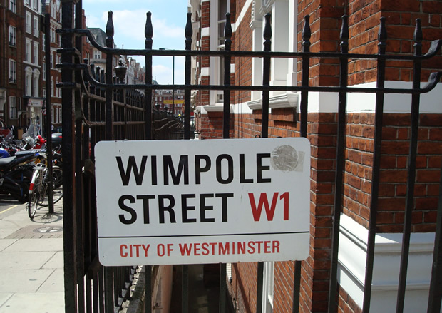 The start of Wimpole street